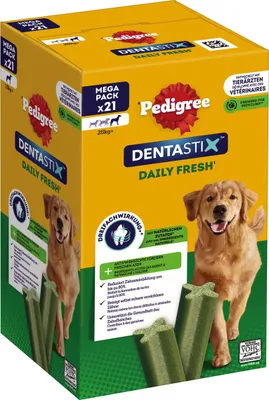 Produktbild von Pedigree DENTASTIX™  Daily Fresh Multipack große Hunde 4 x 21 Stück