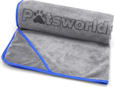 Produktbild von Pätsworld Hundehandtuch Mikrofaser 130 x 75 cm Extrem saugfähige - XL - Schnelltrocknend