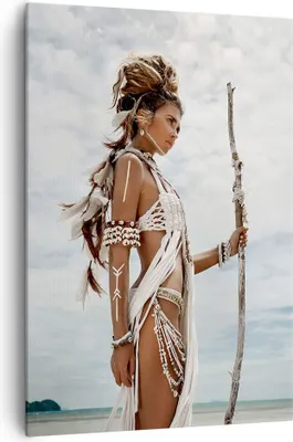 Produktbild von Bild auf Leinwand - Leinwandbild - Einteilig - Brennen Mann Frau - 70x100cm - Wand Bild - Wanddeko - Wandbilder - Leinwanddruck - Wanddekoration - Leinwand bilder - Wandbild - PA70x100-4275