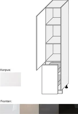 Produktbild von Apothekerschrank (EST-DEPK/40) 40cm perlweiß matt Acryl Ausführung wählbar