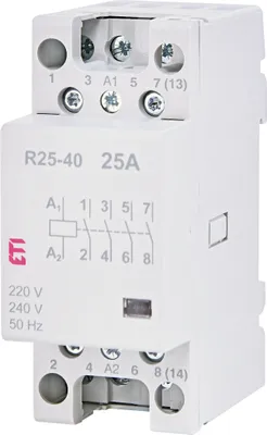 Produktbild von ETI Polam | Modulschnappschalter 25A 230V - 4 Kontakte - Kompakte Bauweise - Hohe Schaltleistung