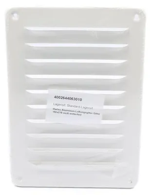 Produktbild von MARLEY Lüftungsgitter Aluminium 155x155 Weiß