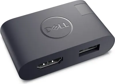 Obrázek produktu pro DELL DA20, USB typu C, HDMI + USB, Samec, Samice, Přímý, Přímý