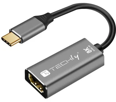 Immagine prodotto di Techly IADAP-USBC-HDMI8 Adattatore Techly da USB-C a HDMI 2.1 0,15 m