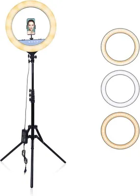 Obrázek produktu pro LED kruhová lampa se stativem pro TikTok a chytré telefony