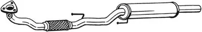 Produktbild von Bosal Vorschalldämpfer 280-413