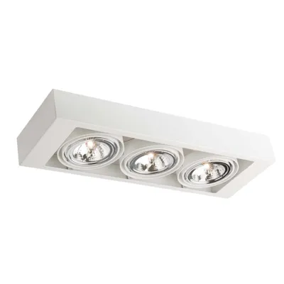 Zdjęcie produktu dla Reflektor spot KOGA biała 3xGU10x18W metal wym:8x55x18cm IP20 Shilo