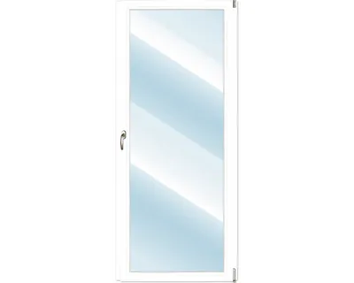 Produktbild von ARON Renova Balkontür Kiefer lackiert RAL 9016 weiß 1000x2100 mm DIN Rechts