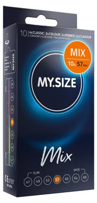 Immagine prodotto di My.Size Mix Preservativi misura 4, 57 mm, confezione standard, 10 Pezzi