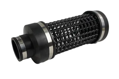 Produktbild von 2,5 Zoll Koi Herdecke Filterkorb Ansaugkorb 25 cm - Ø110 mm x Ø63 mm, schwarz