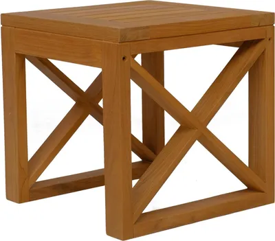 Produktbild von Teako Design Beistelltisch Molveno Teak Massivholz 45x45x45 cm