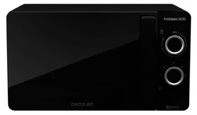 Obrázek produktu pro Cecotec 01524, Pracovní deska, Samostatná mikrovlnná trouba, 20 l, 700 W, Otočné, Černá