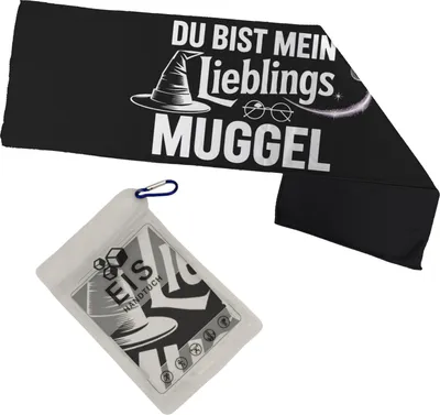 Produktbild von DU BIST MEIN LIEBLINGS MUGGEL Eishandtuch XL