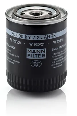 Produktbild von MANN Ölfilter Patrone für Audi Skoda VW