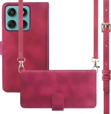 Immagine prodotto di Custodia pieghevole con cordino imoshion Motorola Moto G57 Power - Rosso