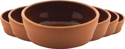 Produktbild von Viapot ANADOLU 6er Set - 250 ml - Innen Braun Glasiert - Terrakotta-Schalen - 12×4 cm