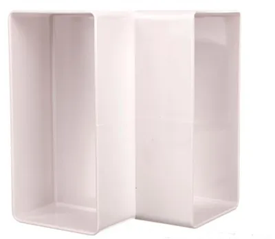 Immagine prodotto di Condotto dell'aria di scarico piatto 55x110mm angolo 90° condotto curva angolare verticale piatto PVC