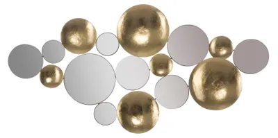 Produktbild von FURNLUX Wandkunst Glamy Gold 118cm / Hauptfarbe: Gold / Abmessungen: 118 x 60 x 3 cm