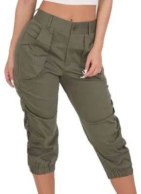 Productafbeelding van Casual Capri Broek voor Dames met Zakken