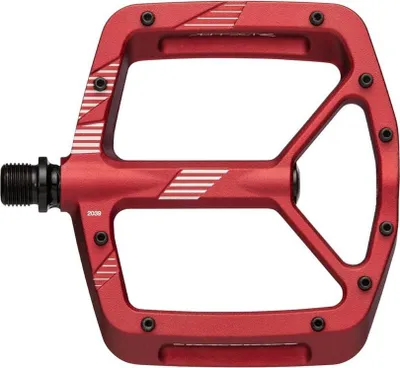 Obrázek produktu pro Pedály Race Face Aeffect R hliníková platforma 110x115 mm červená PD22AERRED