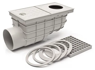 Produktbild von Regensinkkasten Regenrohrablauf Regensinkkästen Sinkkasten 325 Ds