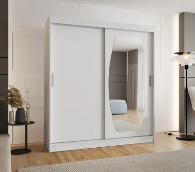 Obrázok produktu pre Šatníková skriňa 180 cm SEYMA - biela