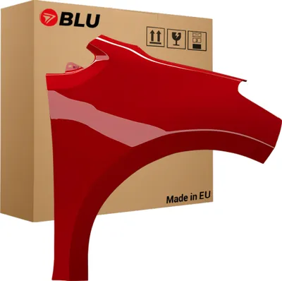 Image de BLU Aile Compatible avec VW Volkswagen UP! LY3D Droite Rot TornadoRot | 2016- | Avant | Peint| Prêt à Monter | Acier