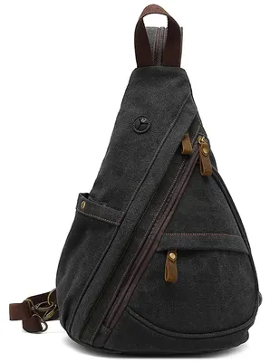 Imagen del producto de Omgoods - Bandolera retro para hombre, de lona, color