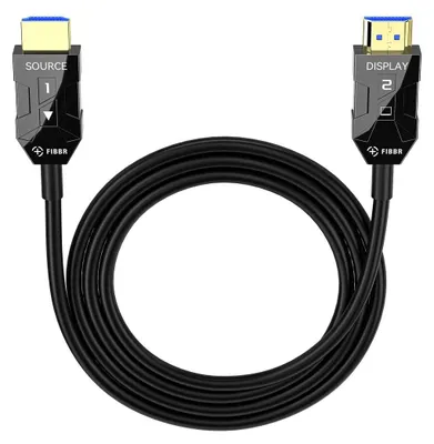 Immagine prodotto di Cavo HDMI 2.1 in fibra ottica - Cavo HDMI 2.1 fibra ottica - 5 m - 48 Gbps - 8K@60Hz - Nero