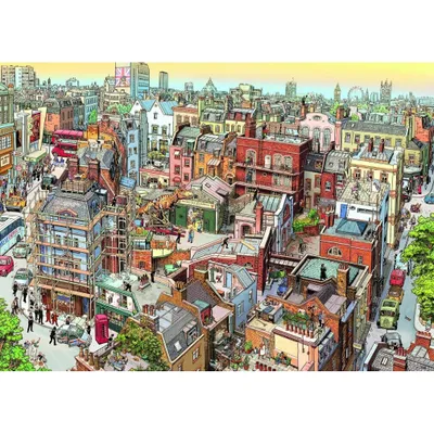 Obrázok produktu pre Trojuholníkové puzzle 2000 ks - Sherlock & Co., Göbel/Knorr