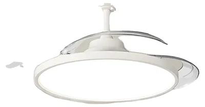Produktbild von Deckenventilator Licht, dimmbar LED, Fernbedienung, langer Pfahl 48 Zoll