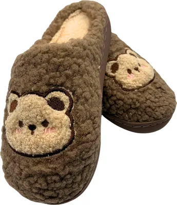 Immagine prodotto di Pantofole invernali orsacchiotto signore bambini pantofole calde dimensioni 36-37