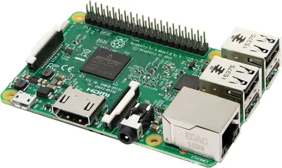 Produktbild von Raspberry Pi 3 Model B ARM-Cortex-A53 4x 1,2GHz, 1GB RAM, WLAN, Bluetooth, LAN, 4x USB
