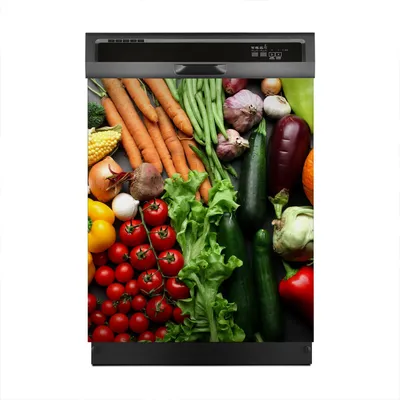 Produktbild von Aufkleber sticker 60x70 cm Dekorative folie Spülmaschine - Gemüse Farbige