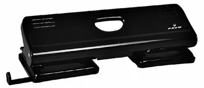 Produktbild von 1x PAVO 4fach-Locher bis 22 Blatt Doppel-Locher ENDURE aus Metall in Schwarz,