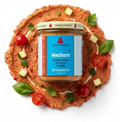 Produktbild von Zwergenwiese Brotaufstrich streich´s drauf Meditom - 135g