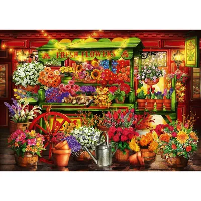 Produktbild von BLUEBIRD Puzzle Der Blumenstand 1000 Teile