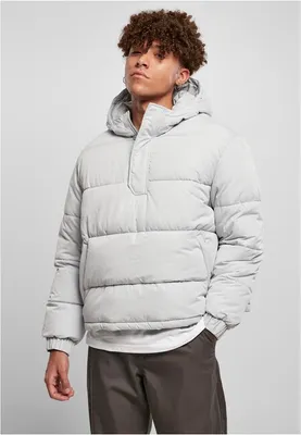 Produktbild von TB4473 - Hooded Cropped Pull Over Jacket lightasphalt 4XL