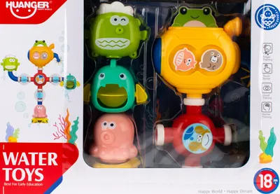 Produktbild von Badespielzeug | Wasserspielzeug | Badewannenspielzeug | Wasser Figur | Watertoys | ab 18 Monate