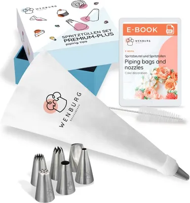 Produktbild von Wenburg Spritzbeutel-Set - 11 tlg. - Edelstahl-Tüllen