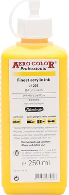 Image de Base jaune 250 ml Schmincke Aero Color 28 202 027 Peinture pour aérographe