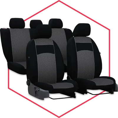 Produktbild von Sitzbezüge Auto Universal Schonbezug Autositzbezüge für Toyota Auris I Set Grau