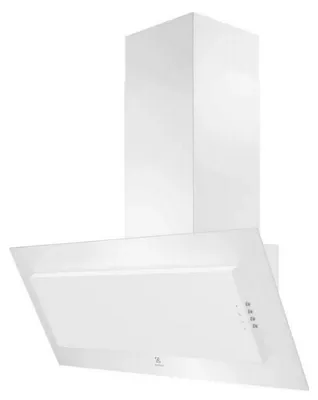 Image de Hotte décorative murale 90cm 600m3/h blanc et verre - Electrolux - LFV329W - série 600