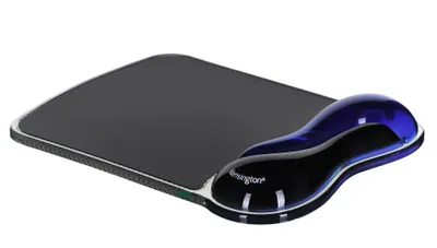 Obrázok produktu pre Kensington K62401AM, Čierna, Modrá, Jednofarebné, Gél, Podložka pod zápästie