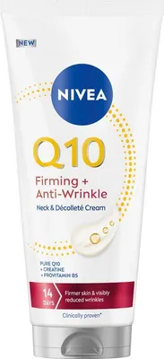 Zdjęcie produktu dla NIVEA Q10 Ujędrniający Przeciwzmarszczkowy Krem do Szyi i Dekoltu 200 ml