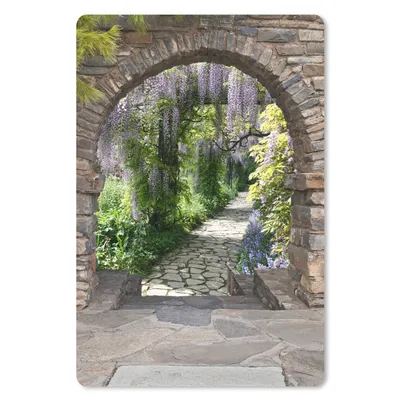 Produktbild von MuchoWow® Mauspad Mousepad Wald - Aussicht - Steine - Weg 18x27 cm - Mousepads - Maus Mat - Pad - Mausunterlage