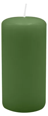 Produktbild von Stumpenkerzen 100 x Ø 50 mm, Grün, 12 Stück