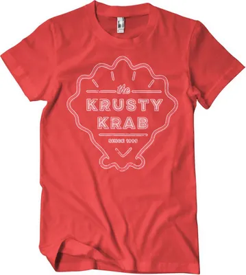 Produktbild von The Krusty Krab Since 1999 T-Shirt - Medium - Red