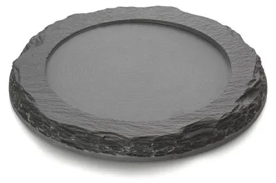 Produktbild von 5x Naturschieferplatte SLATE LINE, Ø 25 cm, Naturschiefer