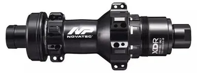 Produktbild von Scheibenbremshinterradnabe, schwarz, NOVATEC, "Straight Pull